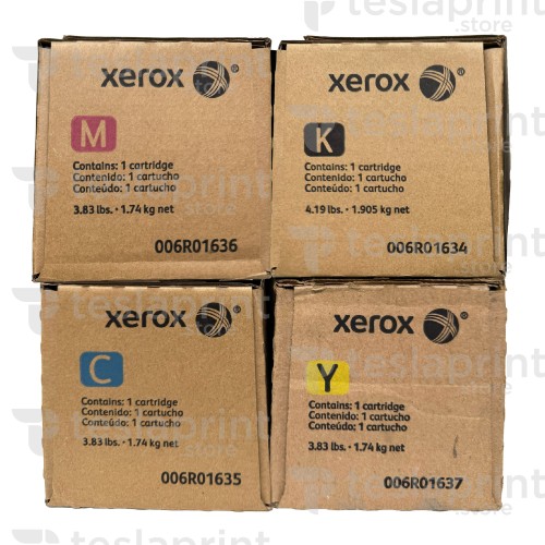 006R01634 Set KCMY Toner cartridges / Комплект тонер картриджей 006R01634 Set KCMY Toner cartridges / Комплект тонер картриджей
